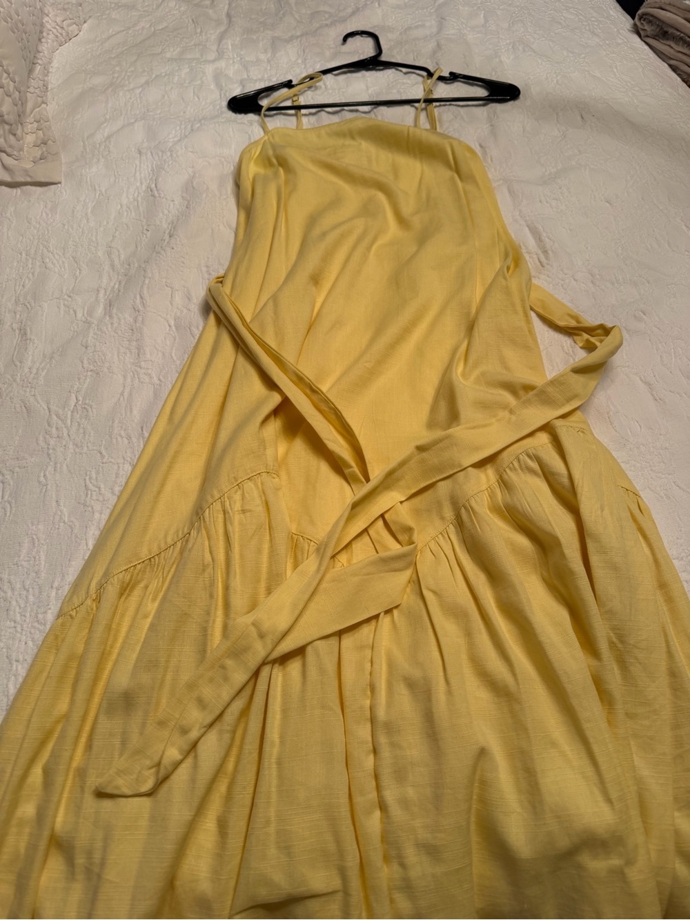 Billabong Sunbeam Tie Belted Cotton Blend Sundress - Picture 4 of 6
